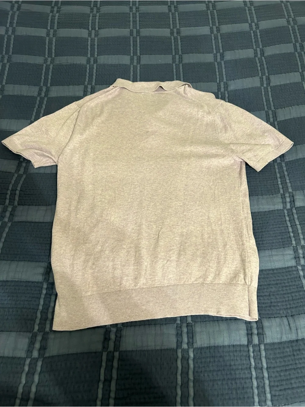 Men's Cream Polo Shirt - Classic Short Sleeve Knit